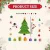 Christmas Tree Refrigerator Stickers Decorations Attractive Kitchen Decor Xmas