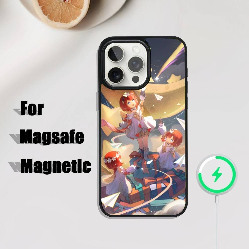 

Крутой чехол Tribbie Honkai Star Rail для телефона iPhone 17,16,15,14,13,12,11,Pro,Max,Plus,Mini,SE4,E, магнитный Magsafe, беспроводная зарядка iPhone17promax