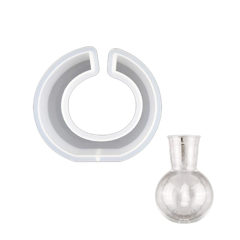 Flowers Bud Vase Silicone Resin Mold for Plant Propagation Station Epoxy Resin Casting Mold for Hydroponic Plant Home