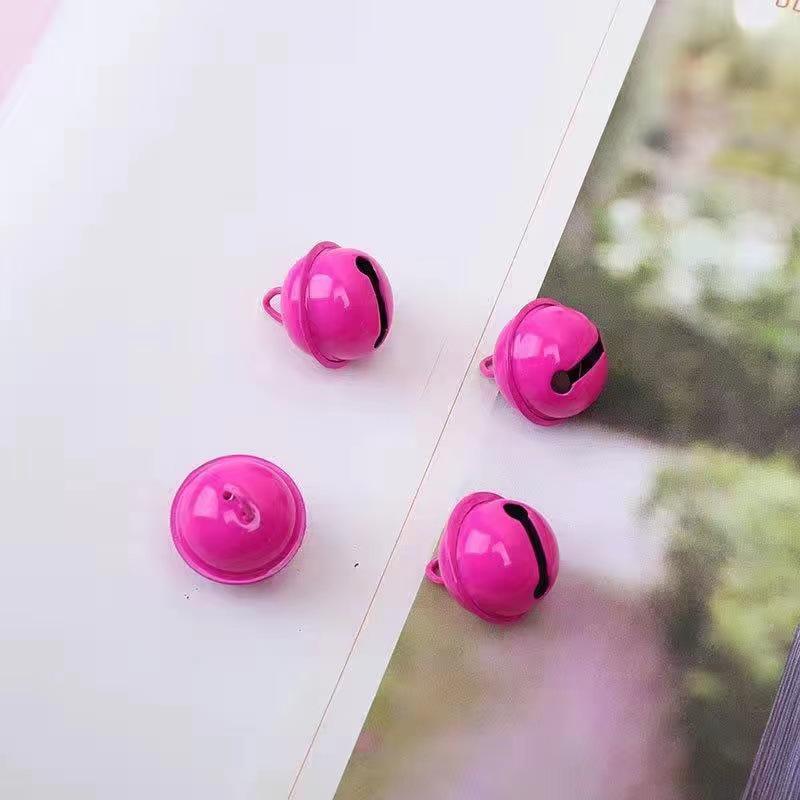 22mm Candy Color Enamel Metal Bells - Christmas Ornaments, DIY Pet Accessories, Keychain Pendants