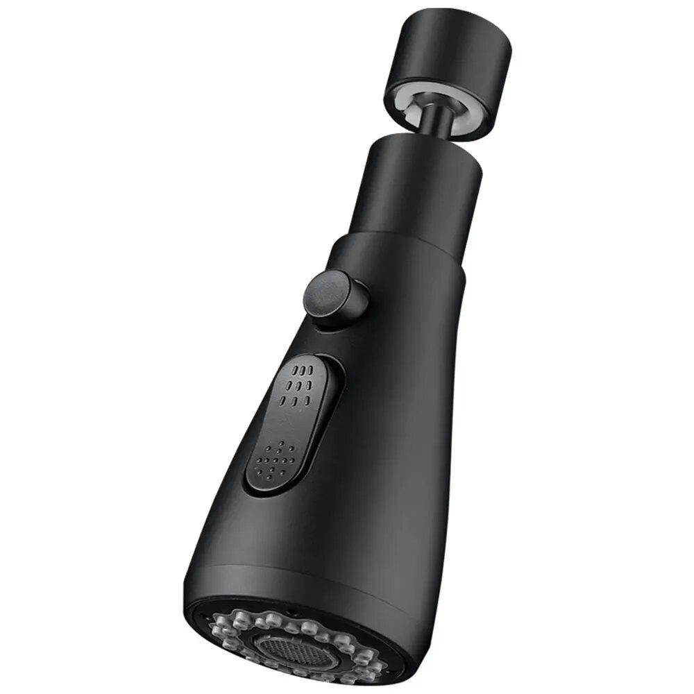 Duschkopf Küchenarmatur 360° drehbar Küchenspülbecken Hochdruckarmatur Sprühkopf Ersatz Küchenarmatur Verlängerungstaste