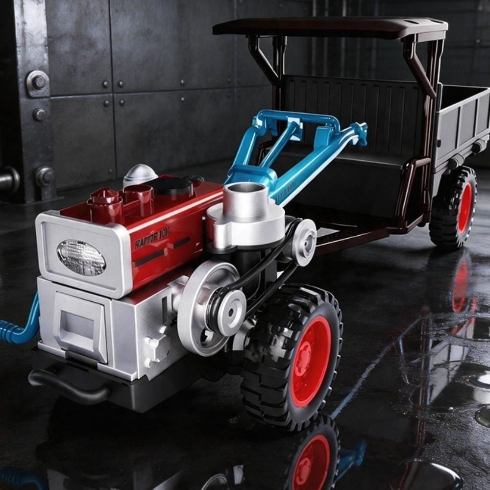 Pull Back Tractor Model Toys Zinc Zinc Alloy Diecast Farm Vehicle Toy Agricultural Tractors Toy  Kids Gifts