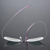 Anti Blue Light Titanium Alloy Framless Oval Myopia Glasses Women Rimless Prescription Lady Eyeglasses 0 -0.5 -0.75 To -6.0