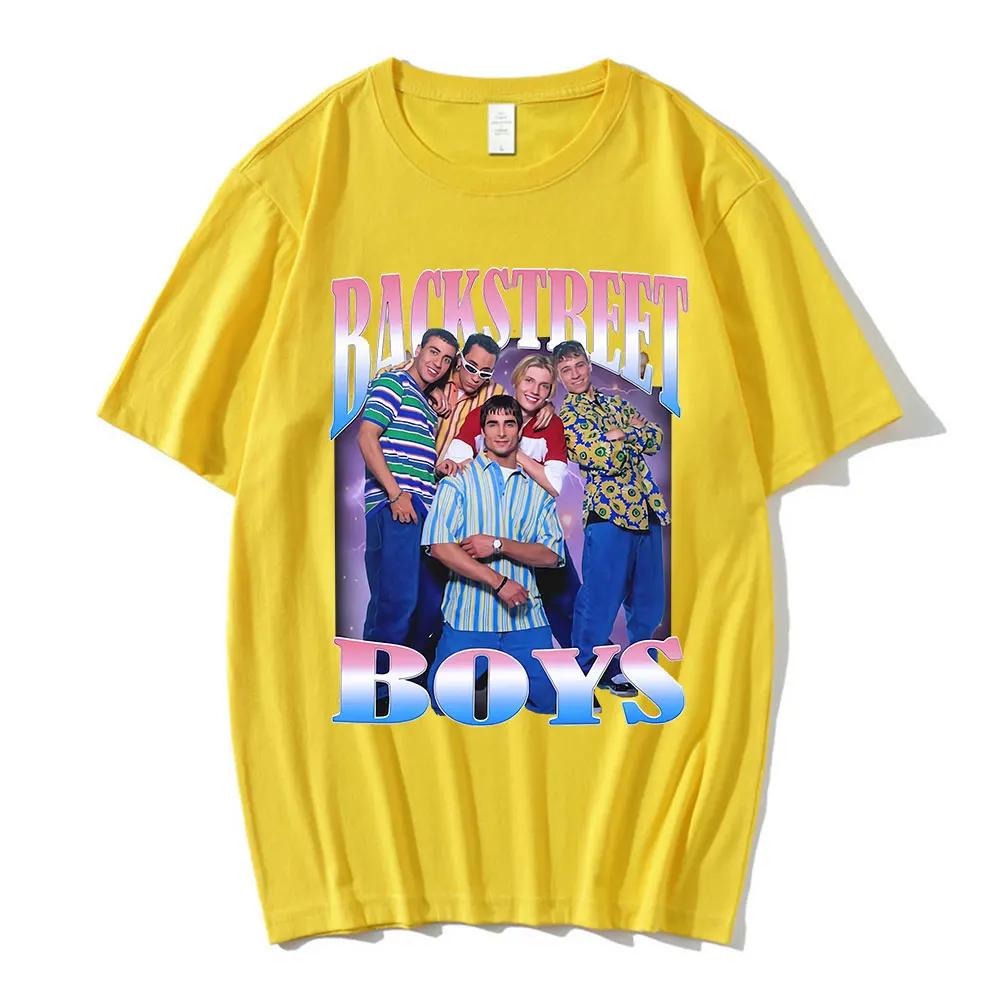 Tričko s grafickým potiskem Backstreet Boys 90s Vintage Boy Band Tričko Pánské Dámské Hip Hop Gotické Oversized Trička Streetwear