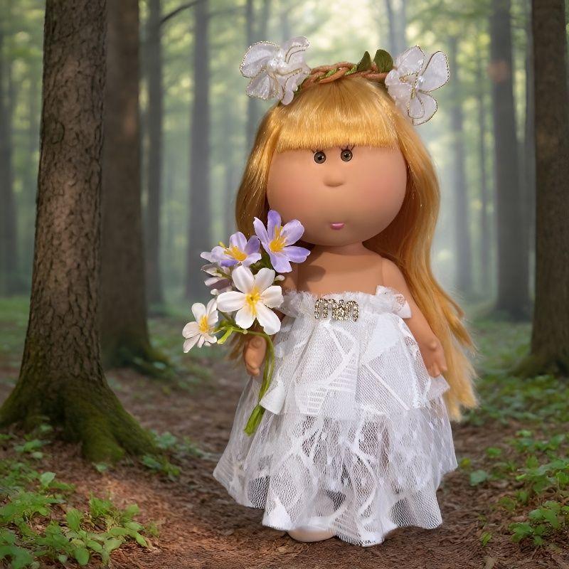 1 Juego de Juguete de Regalo de Cumpleaños 24 cm Muñeca de Patata Española Vestido Lindo Sombrero Ropa Accesorios Para Pequeño Tiempo de Juego