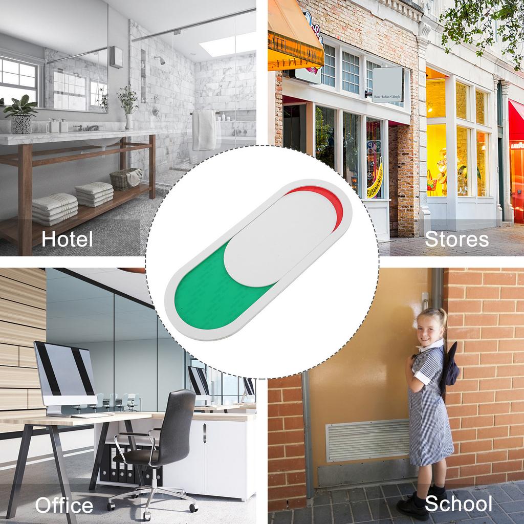 Conference Room Door Privacy Slider Sign Office Meeting in Progress Do Not Disturb Indicator Sturdy Construction Easy