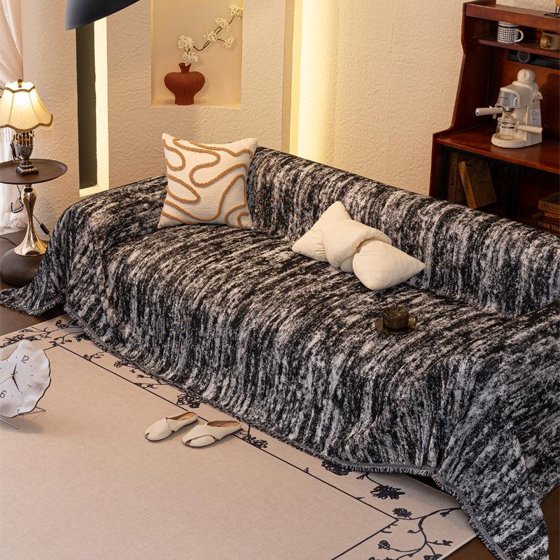 

2025 new sofa cushion, universal in all seasons, non-slip and anti-cat scratch sofa cover blanket, light luxury and high-end full-cover sofa towel 90*90cm