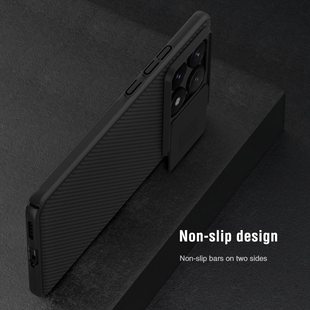 NILLKIN Pro Xiaomi Poco X6 Pro 5G pouzdro na telefon CamShield Camera Protection Back Cover