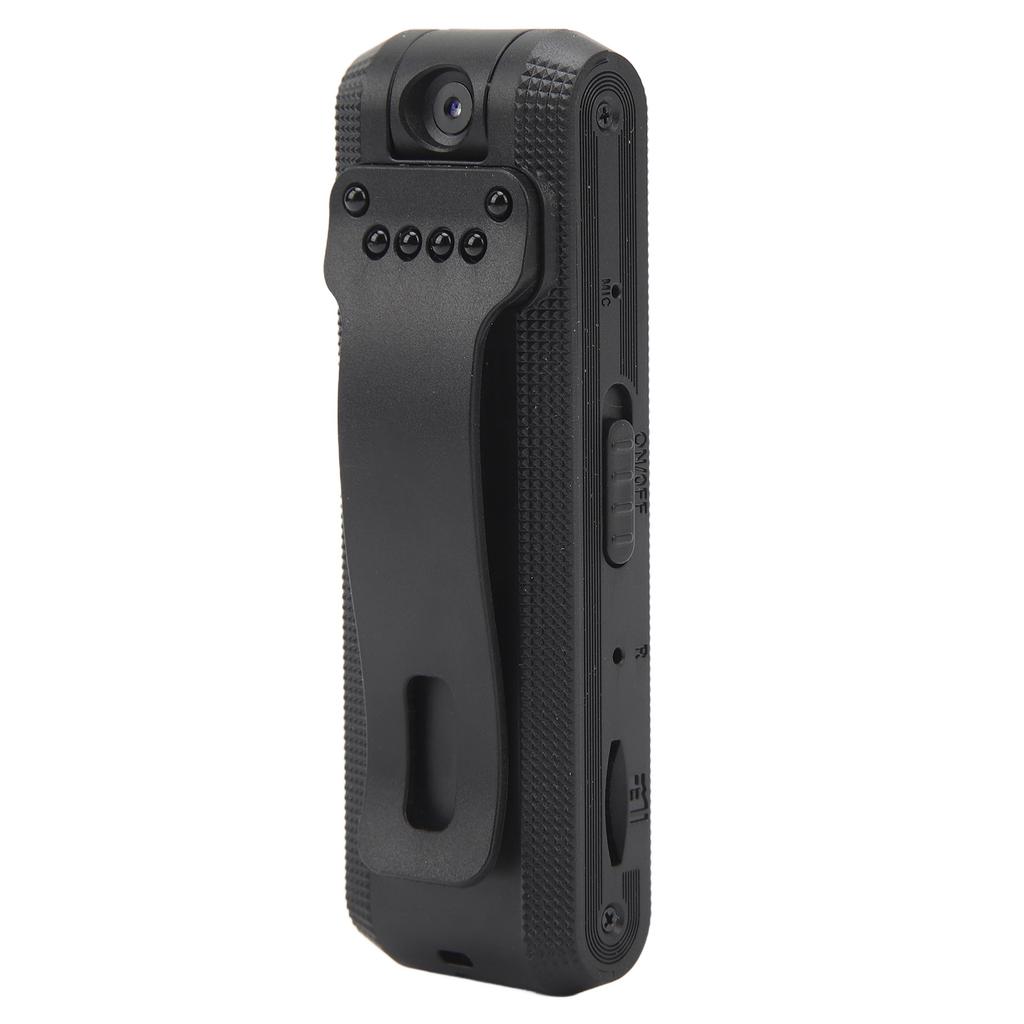 Body Camera HD 1080P Portable Mini Wearable 180 degrees Rotatable Body Mounted Video Recorder 30FPS