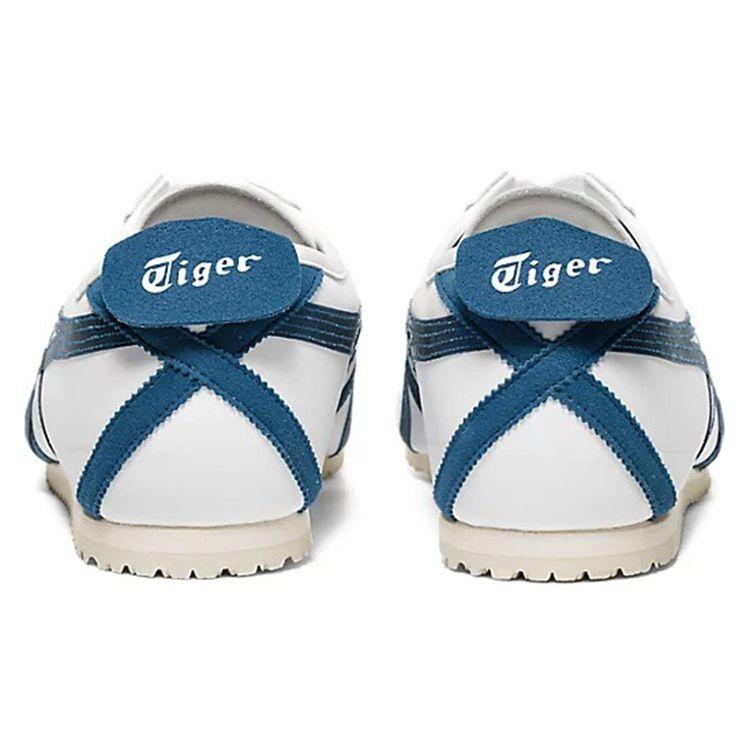 ONITSUKA TIGER Mexico 66 Comfortable Lightweight Breathable Durable Non-Slip Low-Top Casual Running Shoes Unisex Sneaker White Blue 1183B921-100