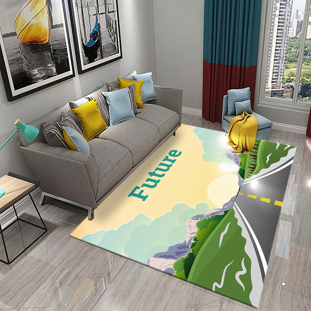 Děti Road Traffic Carpet Cartoon Auto Toys Koberec pro chlapce Dívky City Life Vzdělávací koberečky Vícebarevné Dětská Ložnice Hrací podložka do školky