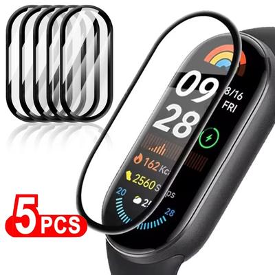 Film Protecteur 9D Pour Xiaomi Mi Band 8 Pro Protection d'Écran Intégrale Sur Mi Band 8 Miband 7 6 5 4 Films Pour Xiaomi Band Pas en Verre