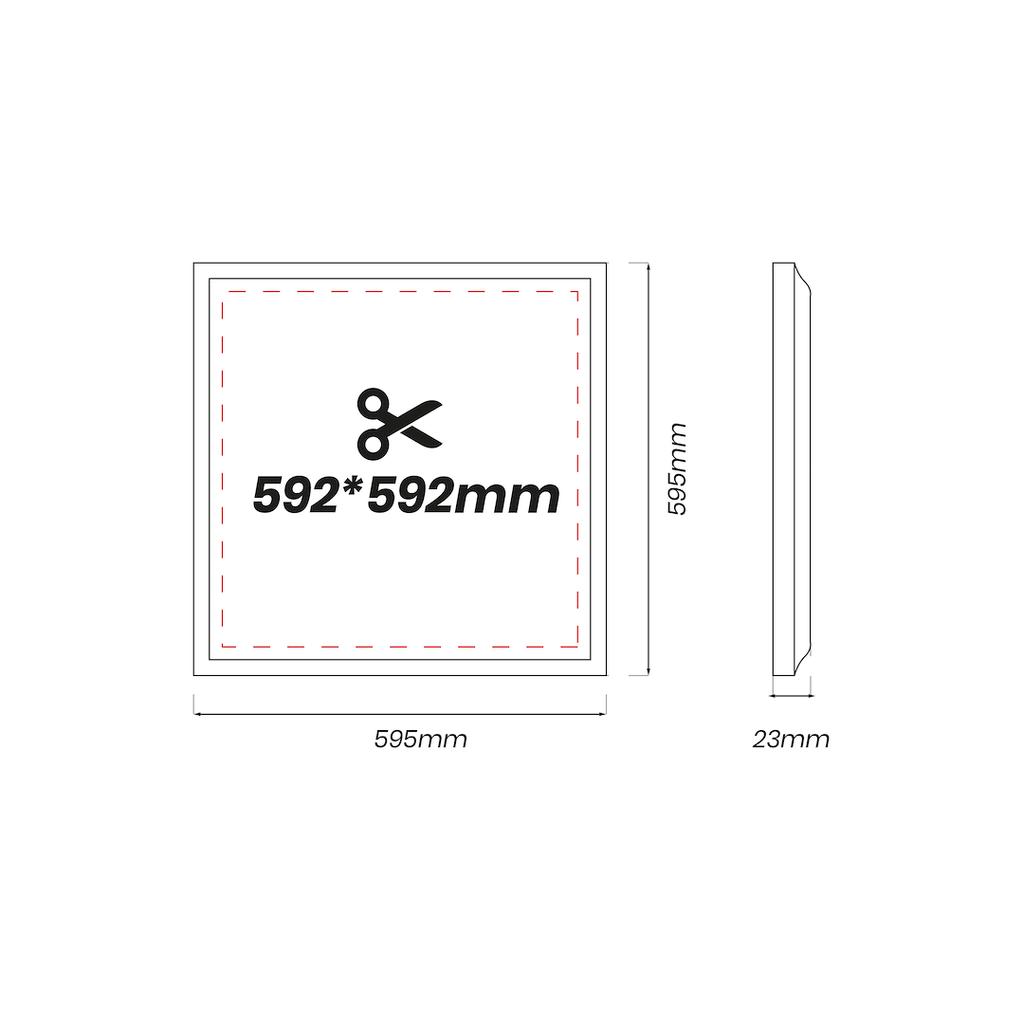 Led Panel 40W 4000K Backlit 60X60