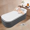 Foldable Portable Inflatable Bathtub, Large Adult Size Tub for Hot and Cold Water Soak, SPA Relaxation With Quick Inflation Pump