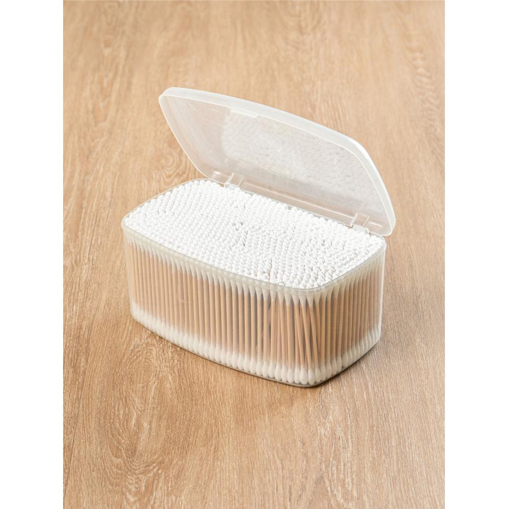 Daiso Square Case Wooden Swab 800p