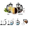 1000ML Coffee Brewing Pot French Filter Tea Brewer Coffee Pot Coffee Maker Kettle Household Hand Punch Pot Simple Pressure