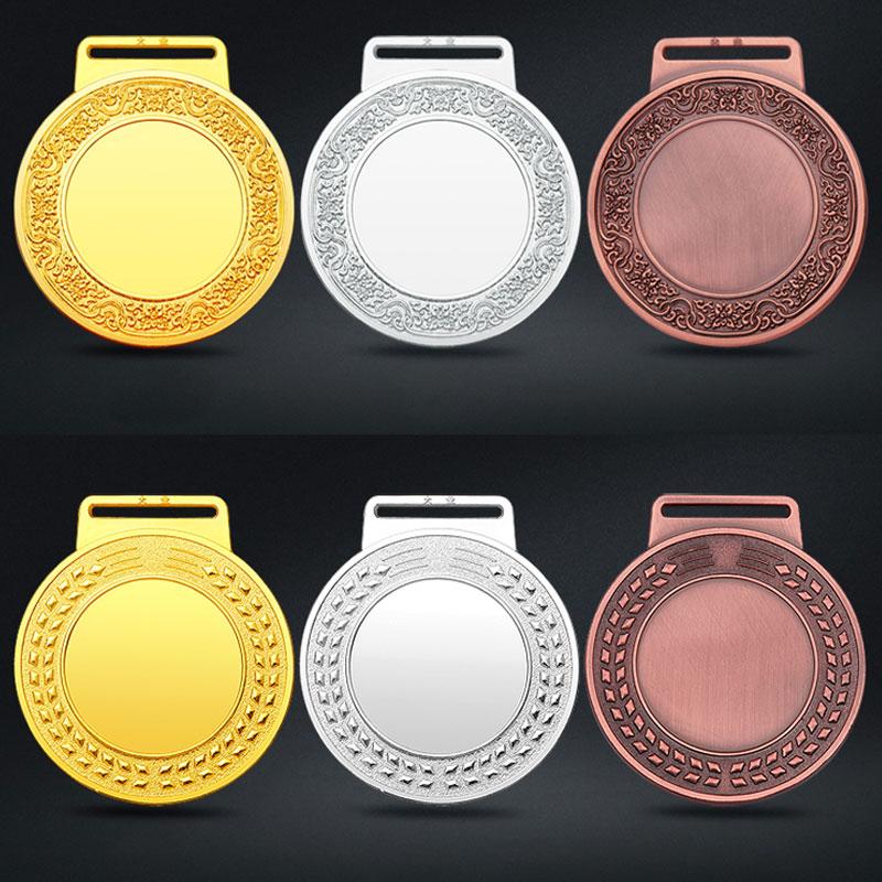 Marathon Gold Winner Award Medals With Neck Ribbon 3D Running Runner 1St 2Nd Trophy Various Sport Souvenir Prize Gift Customized