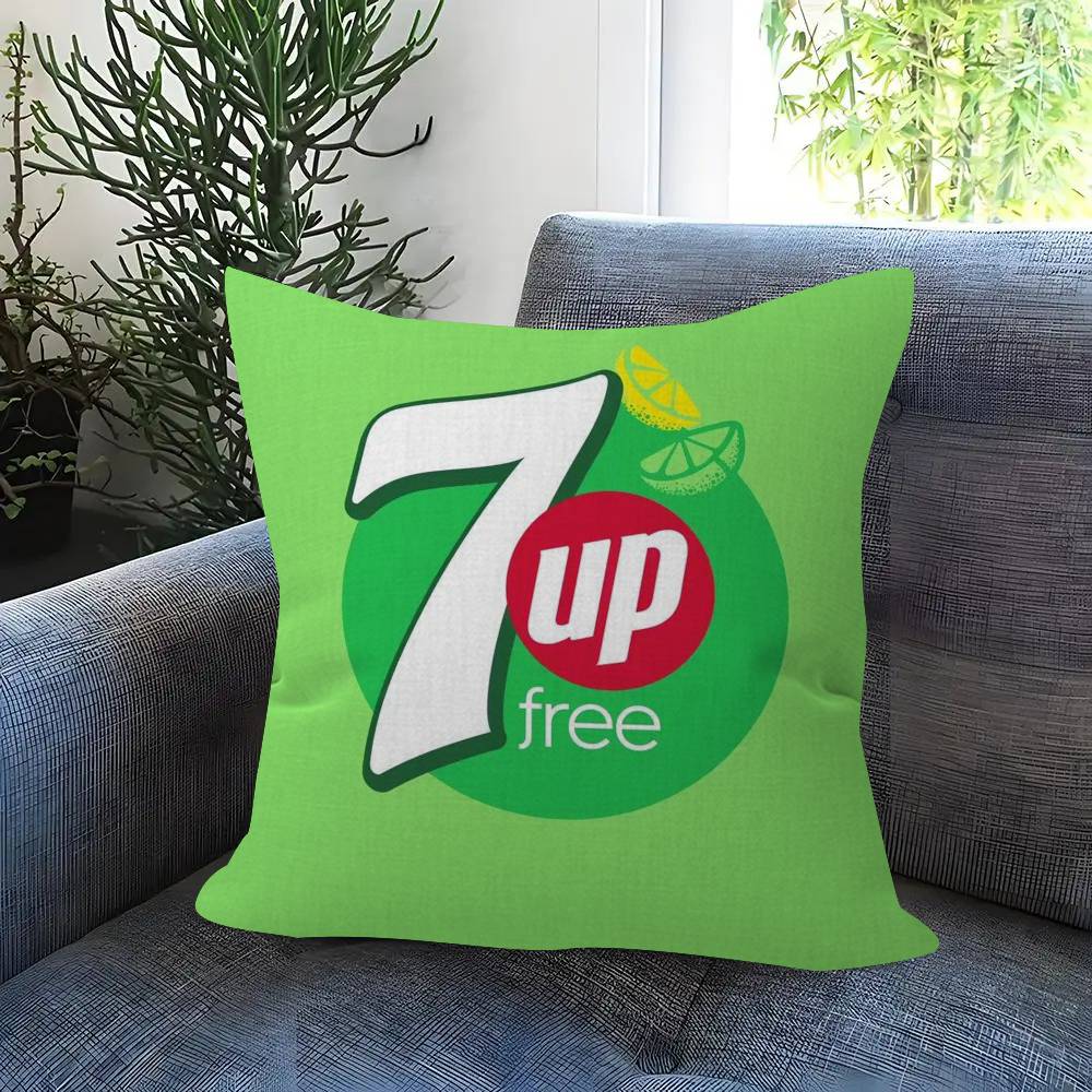 Pillow Anime Pillow Sofa Bed Head Pillow Cover Cushion Cover 45x45 cm Fashion LOGO 7EELEVENS
