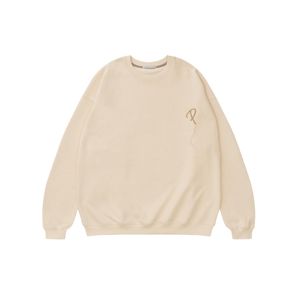 Neikideupiseutachio Over Crew Neck (Cream)