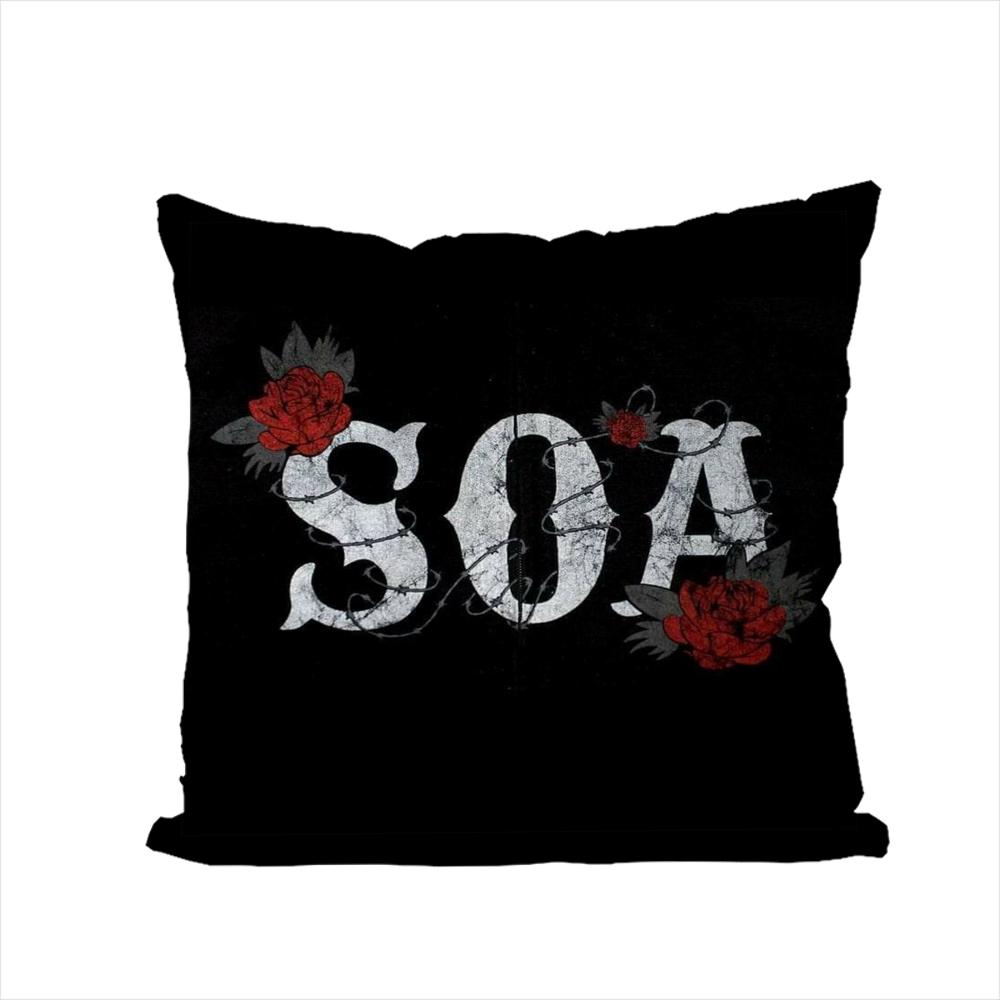 SSons Of Anarchy Pillow Case For Car Sofa Decorative Home Doublesided Print Plush Square Throw Pillow Cushion Cover