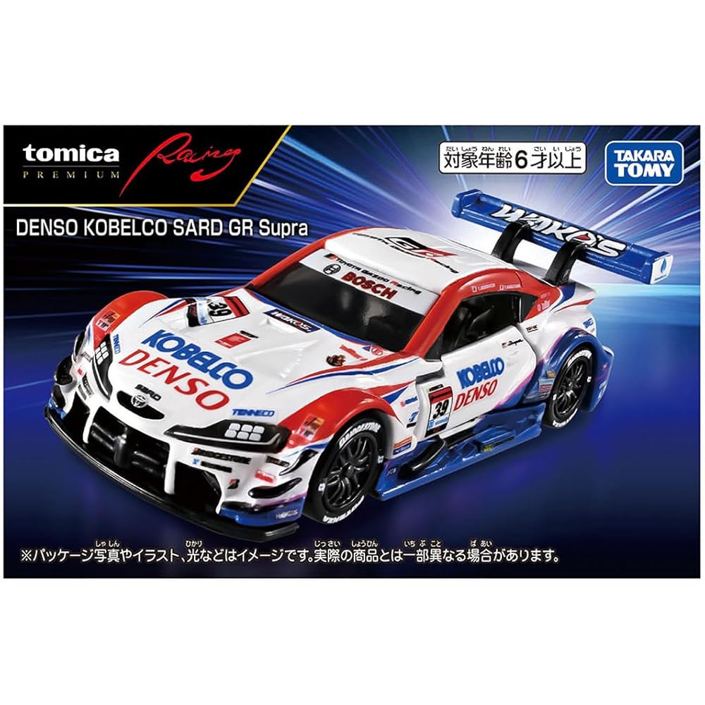 Takara Tomy Tomica Premium Racing Denso Kobelco SARD GR Supra Diecast Toy Car for Ages 6 and Up