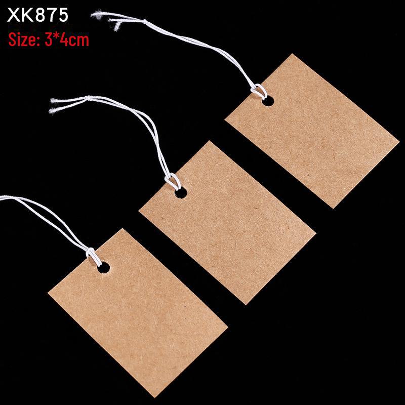 Price Tag Handwritten Jewelry Card