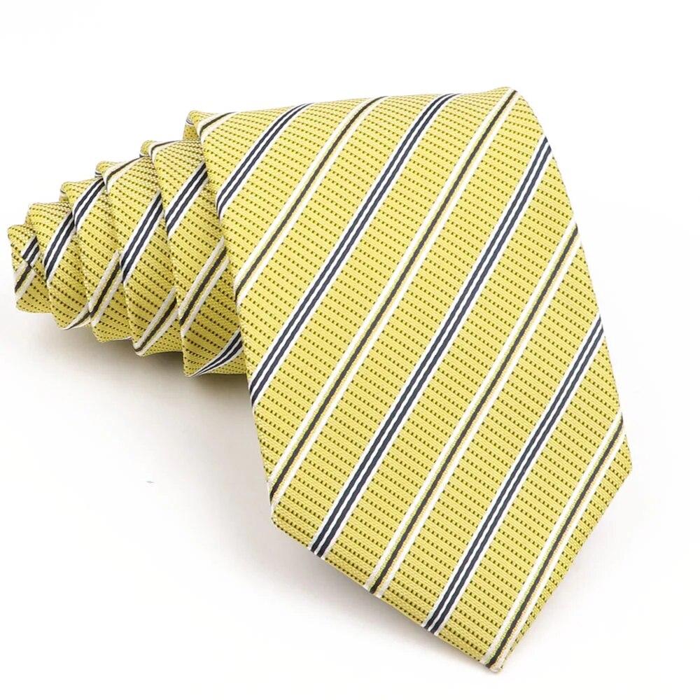 

Класичний чоловічий 8-сантиметровий краватка в смужку для весілля, ділової вечірки в горошок 22