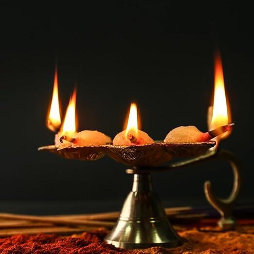 RSINC Full Vat Big | Cotton Wicks for Diya | GOL Batti for Puja 30 Gms JL186527497729