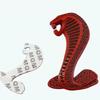 2x Snake Cobra Car Front Grille Emblem Side Fender Badge Rear Trunk Car Stickers  Accessories