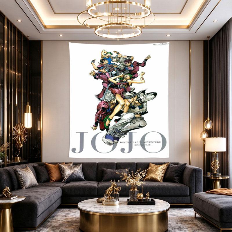 JoJo's Bizarre Adventure Hirohiko Araki Exhibition Poster All JoJos Dynamic Poses