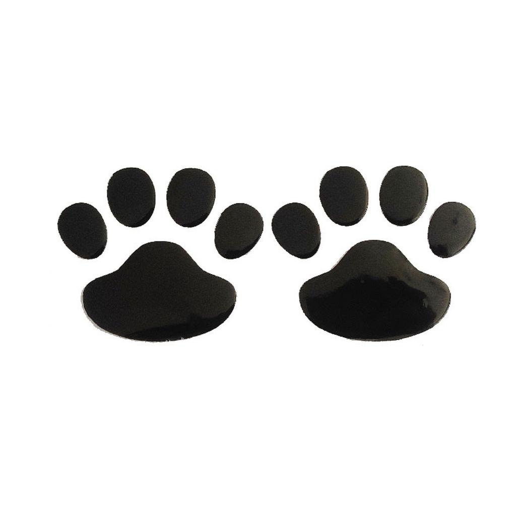 2 stuks, set 3D Dier Hond Voetsporen Sticker Auto Accessoires Auto Sticker