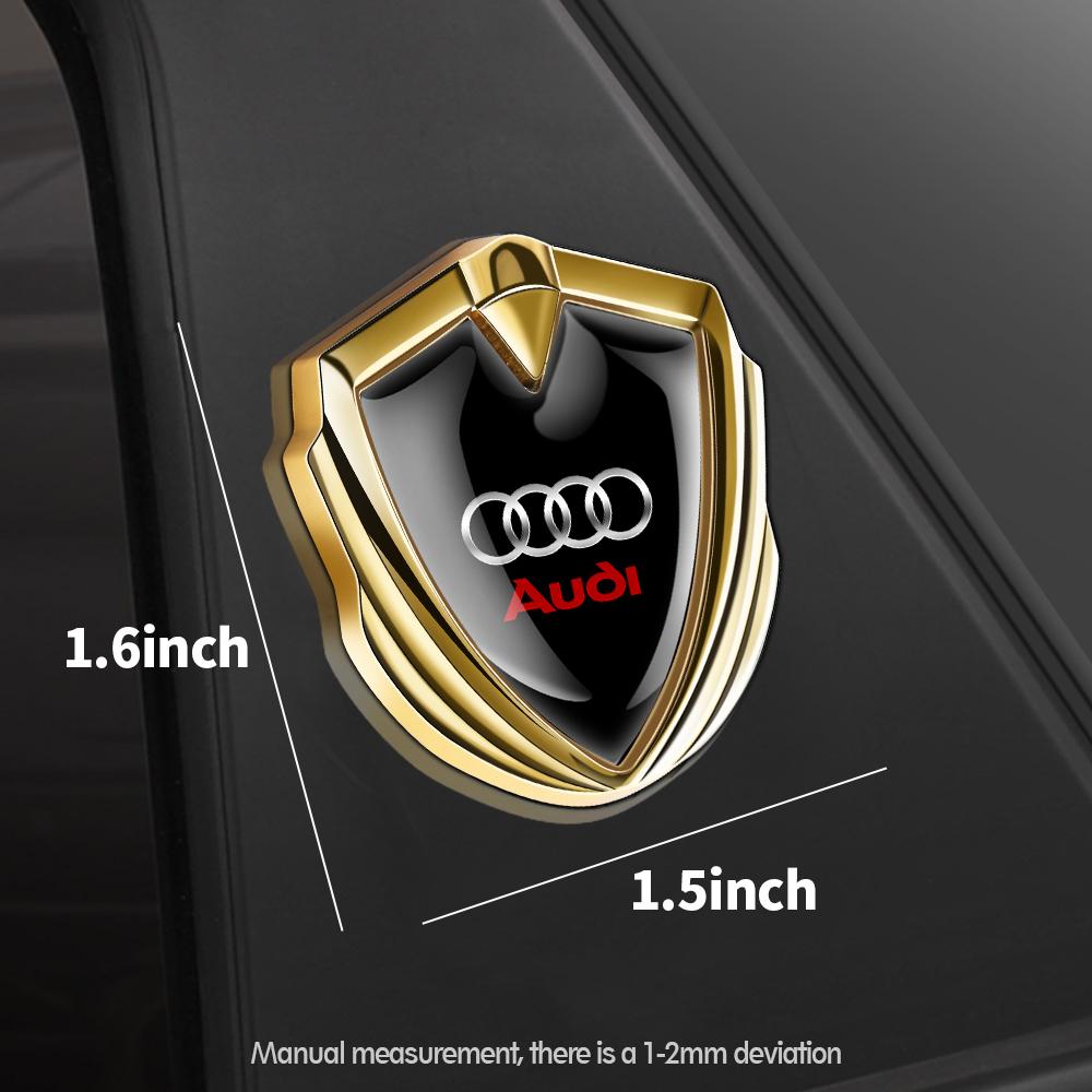 2025 3D Metal Car Tuning Fender Rear Trunk Body Badge Sticker For Audis S TT A1 A2 A3 A4 A5 A6 A7 A8 8P B6 B7 B8 C5 C6 C7 Q5 Q7