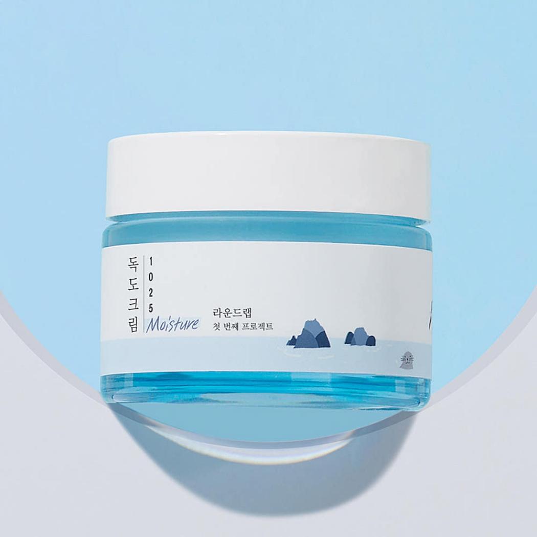 ROUND LAB 1025 Dokdo Hydrating Water Gel Cream Lightweight Moisturizing Face Cream 50ml 1 Pack (50ml)