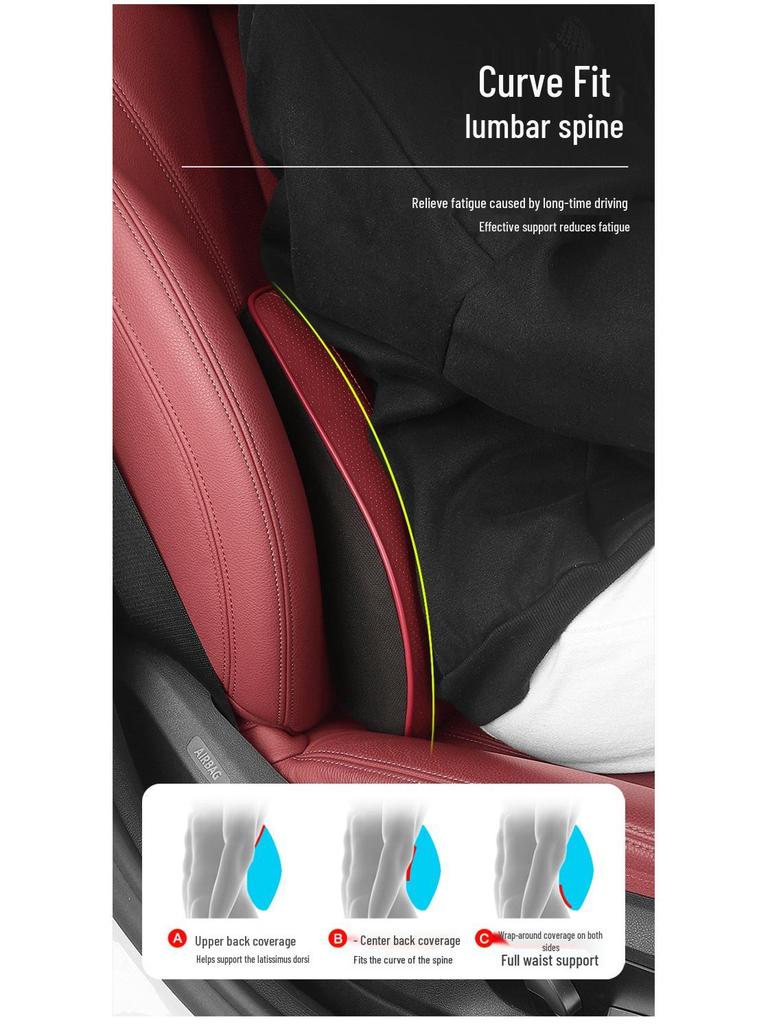 Nio ET5/ET7/EC6/ES8 Memory Foam Car Neck & Lumbar Support Cushion