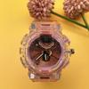 Nezha Cartoon Childrens Luminous Watch With Led Light For Kids Sports And School