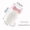Creative Ceramic Bow Flower Vase: Decorative Hydroponic Holder for Office and Home