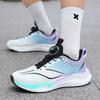 Winter Couple's Rotating Button Running Shoes Lightweight Soft Sole Shock Absorption Rebound Sports Shoes Trendy Versatile Casual Shoes