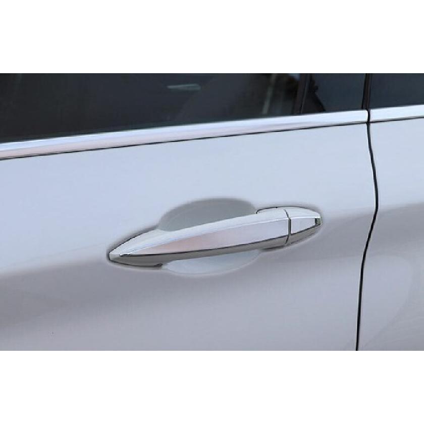Fit For BMW X1 F48 2016-2021 ABS Chrome Car Door Handles Cover Trim Decor 8PCS