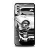 Black White Car Phone Case For Samsung A56 A36 A26 A54 A52 A24 A14 A50 A72 A70 A40 A06 A12 A22 A34 A42 A32 A04s A16 5G Cover