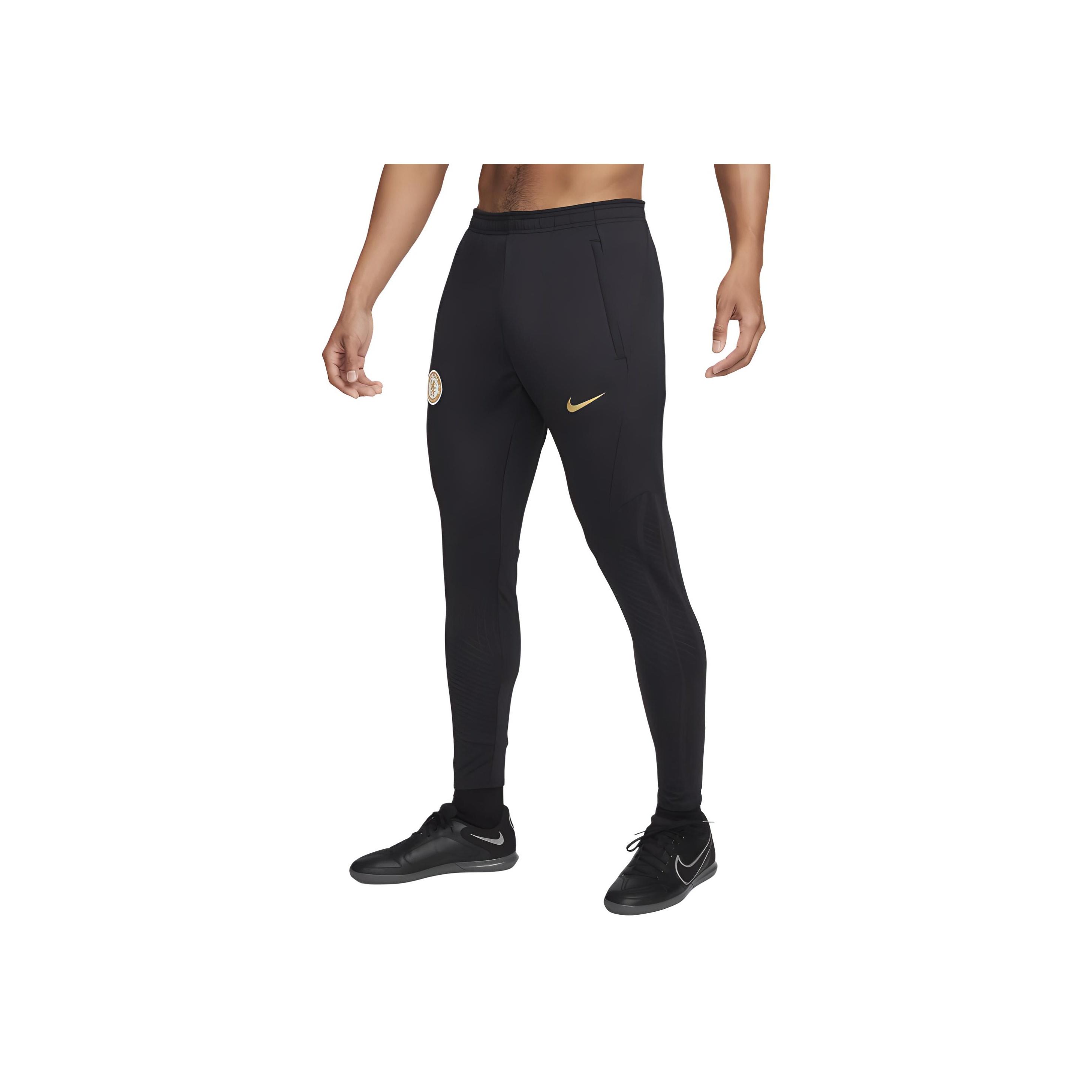 

Футбольный мяч Найк Челси . Трикотажные повседневные футбольные брюки с вышитым логотипом Strike, мужские, черные DX3419-426 S