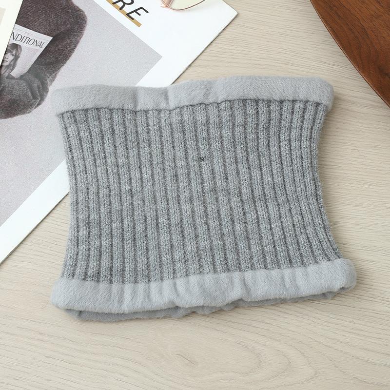 A Scarf Outdoor Cold proof Set Autumn and Winter New Style Plus Velvet Rabbit Fur Warm Hat Casual and Versatile Basin Hat