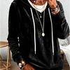 Velvet Hoodie With Solid Color For Womens Casual Autumn Winter Wear