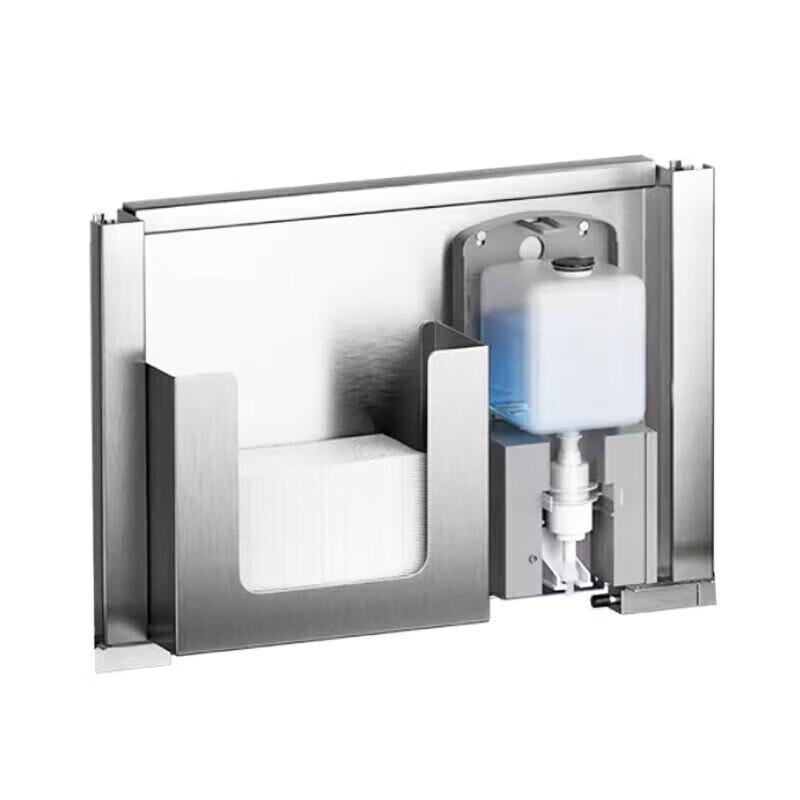 GOWKE настенный дозатор для мыла и салфеток 2-в-1