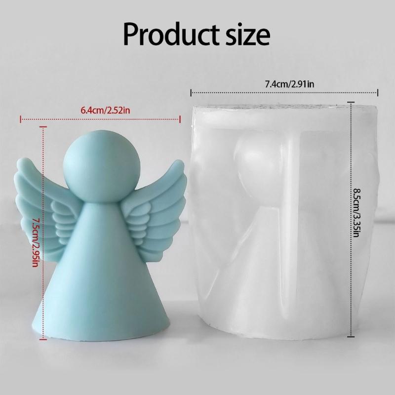 Reusable Silicone Angel Wing Mould for Fragrances Diffuser Craft Home Decoration Handmade Gift Art Creation
