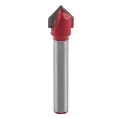 Fresa a V per Legno Fresatrice 90 Gradi Diametro Tagliente 10mm Gambo 6mm