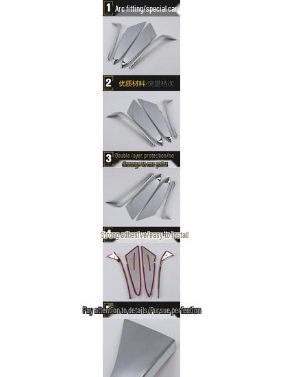XT5 Rear Window Wing Cover Electroplated Triangle Trim Accessory