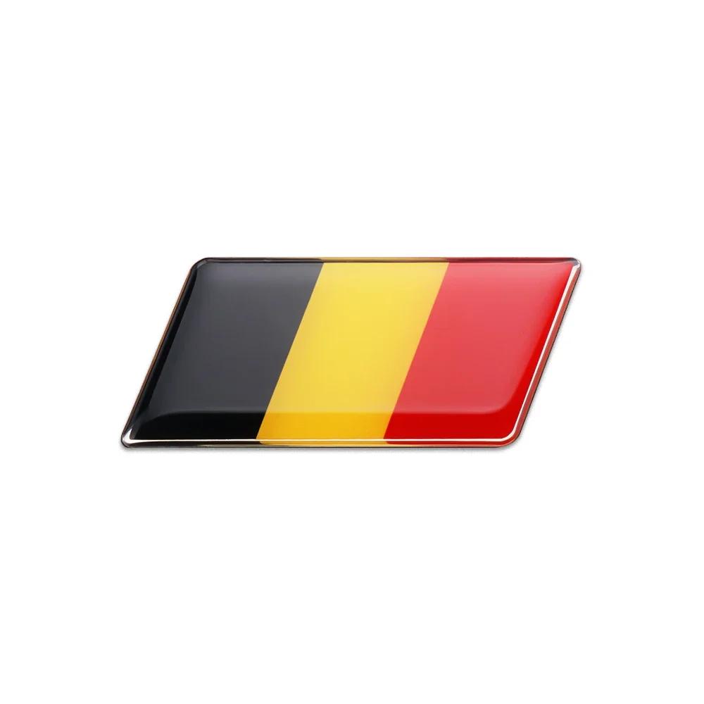 3D Epoxy Car Styling Body Trunk Decor Sticker with Bangladesh Kurdistan Israel Brazil Palestine Poland France Flag Emblem