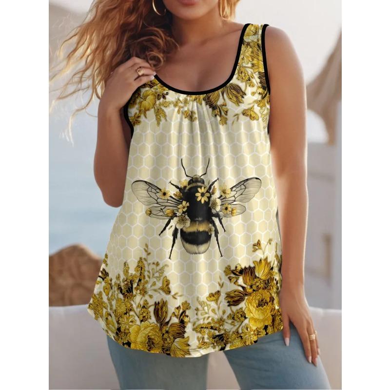 Women's Sleeveless Vest Creative Colorful Fashionable Loose Soft Leisure Summer Oversized Vest