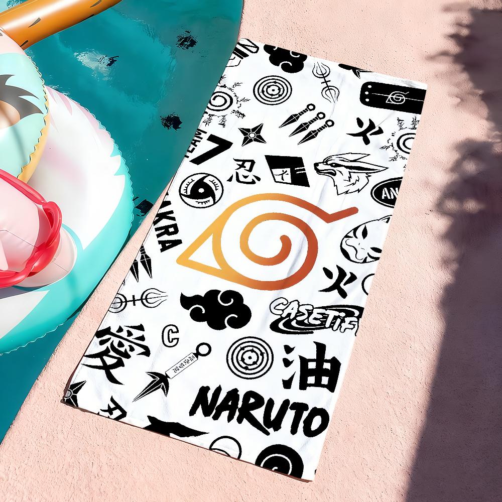 Classic Anime N-Naruto-S-Akatsuki Towel Soft Pool Gift For Travel Gym Shower Camping Quick Dry Sports Large Beach Towels