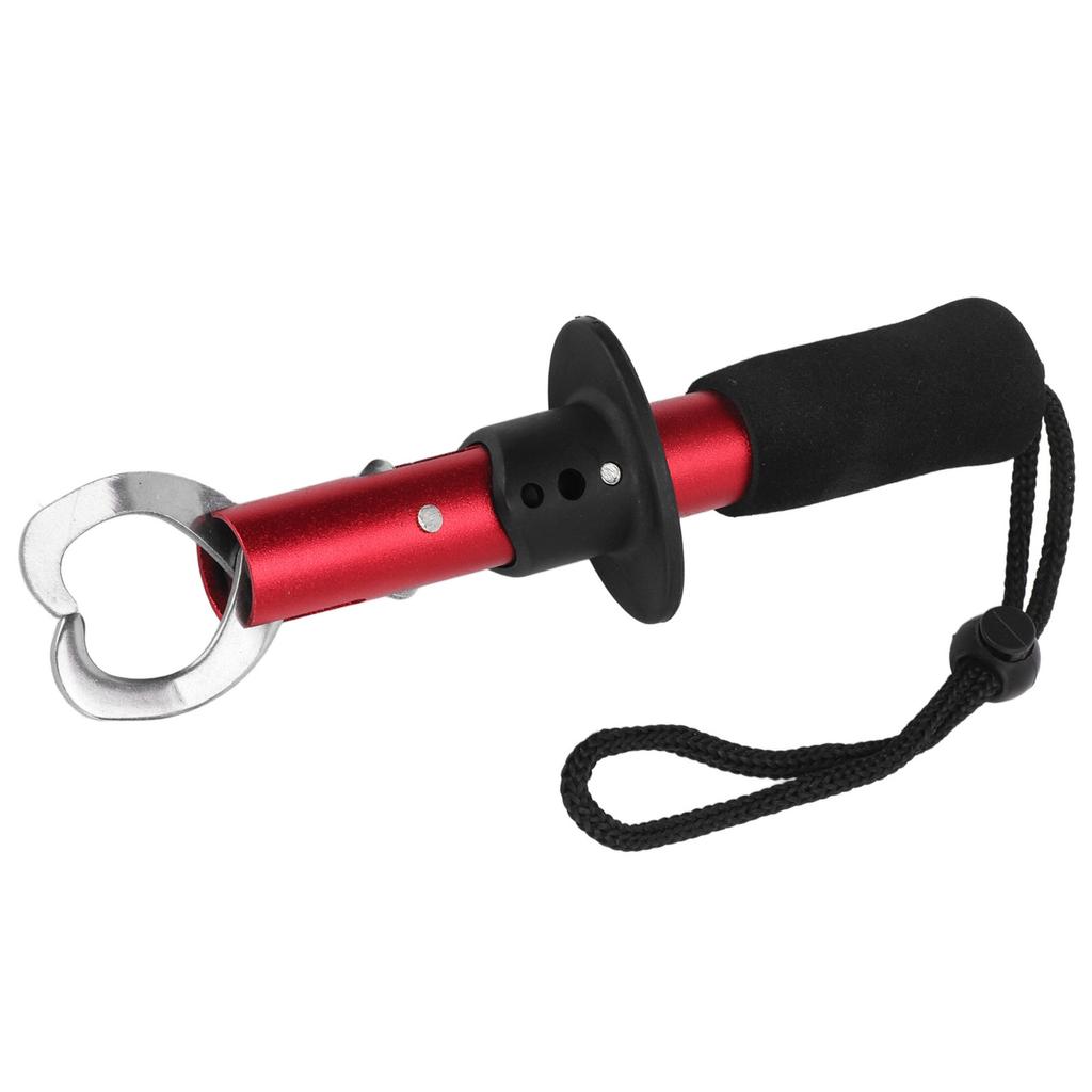 Fish Lip   Stainless Steel Fish Grip Holder Fishing Tool with Wrist Strap Fishing Gear Accessories
